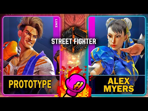 Street Fighter 6 🥊 Prototype (LUKE) VS Alex Myers (CHUN-LI) 🥊 スト6  🥊 SF6 🥊4K 60ᶠᵖˢ