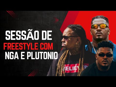 Nga e Plutônio na sessão de Freestyle na rádio 