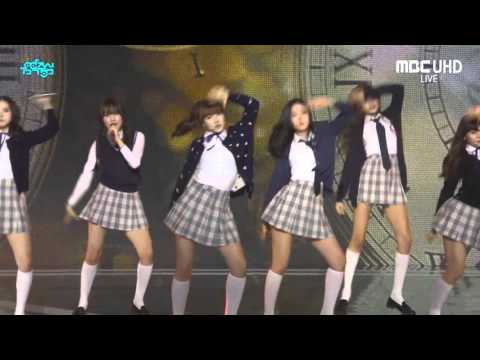 [UHD] 160220 여자친구(GFRIEND) - 시간을 달려서(Rough) @ Music Core