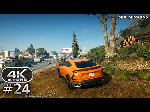 Grand Theft Auto 5 Gameplay Walkthrough Part 24 Side Mission - GTA 5 PC 4K 60FPS (No Commentary)