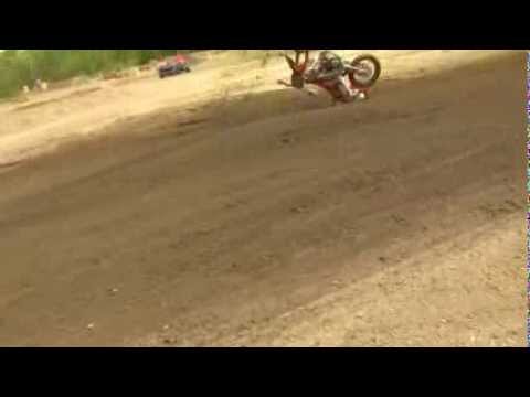 CRASH: Winchester Speed Park 2012 Loretta Lynn Area Qualifier Berm Flip