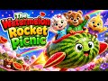 🍉 The Watermelon Rocket Picnic | Fun Kids Adventure Cartoon!