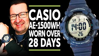 #CASIO AE-1500WH (3502) – 28 Days Later… The Best Budget Digital Watch?