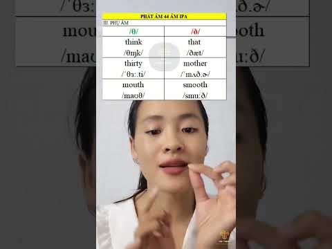 Bài 17: Phụ am /θ/ và /ð/ - Cách Phát Âm Tiếng Anh Chuẩn 44 Âm IPA Quốc Tế - MissTrinhBMT