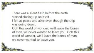 Chad VanGaalen - Bones of Man Lyrics