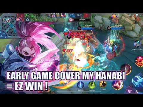 EARLY GAME COVER MY HANABI = EZ WIN !