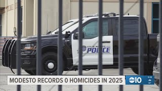 Modesto goes all of 2025 without a single homicide
