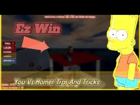 [Slightly Outdated] You VS Homer All OP Hiding Spot - Tips & Tricks! [Roblox]