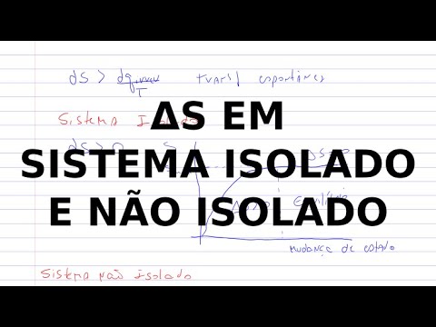 Lec 09 - Variações de entropia em sistemas isolados e não isolados