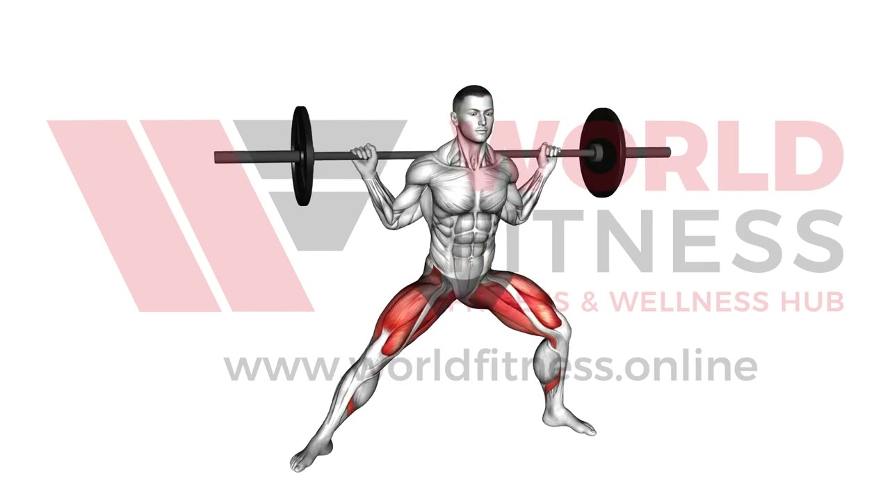 Barbell Side Split Squat version 2 Demo