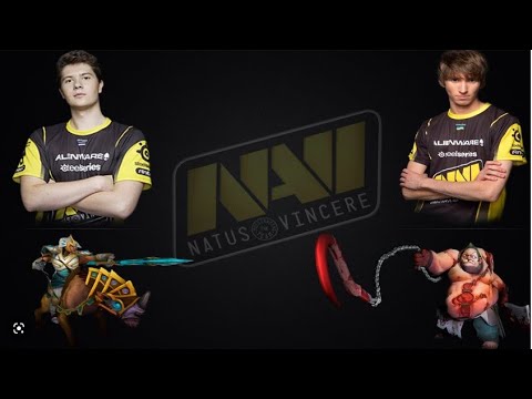 Dota 2 Dendi Pudge Puppey Chen fountain hooking - NaVi vs TongFu - Legend - International Archives
