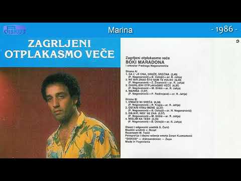 Boza Besirevic (Boki Maradona) - Zagrljeni otplakasmo vece - (Audio 1986) - CEO ALBUM