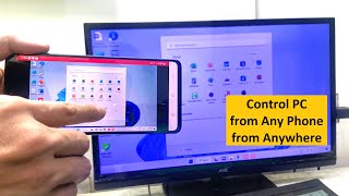 How to Control PC/Laptop from Any Phone from Anywhere Easy