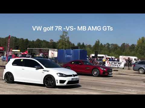 Dragrace Golf 7R vs AMG GTs