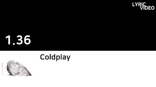 콜드플레이(Coldplay) - 1.36 (가사/한글/해석)