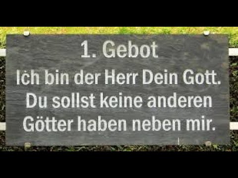 ZEHN GEBOTE - ERSTES UND ZWEITES GEBOT...B.D.- Nr: 4978