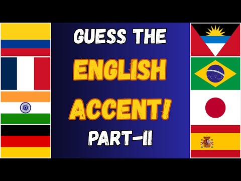 Guess the English Accent from different Countries! | English Language Quiz # 2