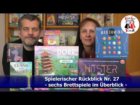 Spielerischer Rückblick Nr. 27 - sechs Brettspiele im Überblick - Brettspiel - Die Brettspieltester