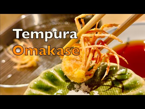 [Tempura Fukamachi] $210 Michelin One Star Omakase Tokyo, JAPAN