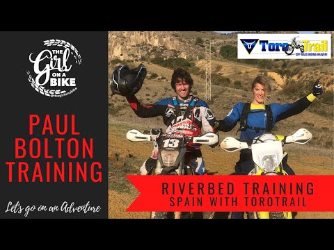 Paul Bolton hard enduro riverbed training | The Girl On A Bike with ToroTrail Spain