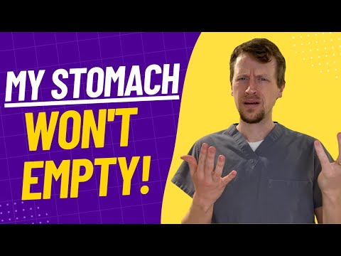 Why do get full quickly? (Gastroparesis in 90 seconds)