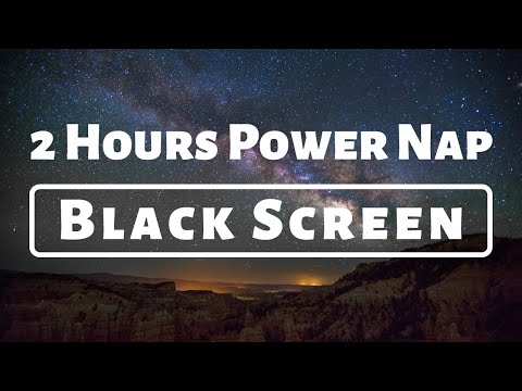 Black Screen Sleep Music 2 Hours, Black Screen Sleep Sounds, 2 Hours Power Nap | Let's Relax