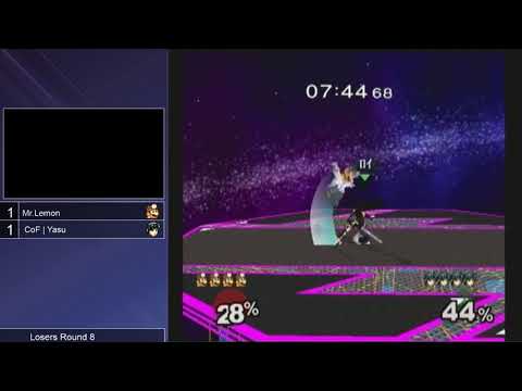 MMOM145 SSBM - Mr. Lemon (Dr. Mario) vs. Yasu (Marth) - Melee LR8