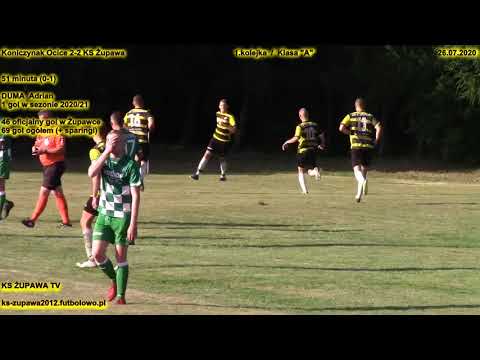 Koniczynka Ocice 2-2 KS Żupawa (0-1 Duma Adrian) 26.07.2020 / Klasa "A"