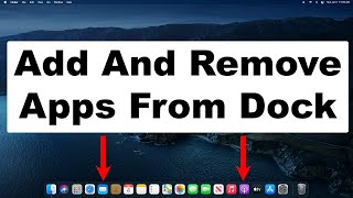 How To Add & Remove Apps From Dock On Mac | Quick & Easy Guide