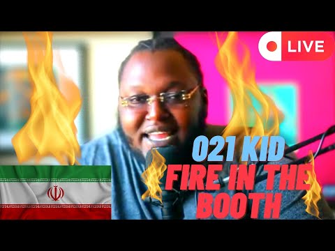 AMERICAN REACTS TO 021kid - Fire in the Booth 🇮🇷🇬🇧