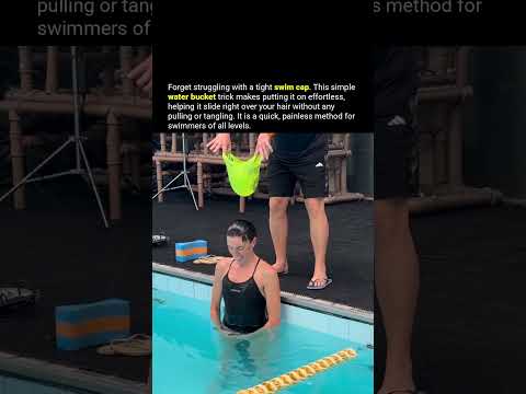 The ultimate swim cap hack! 🏊‍♂️