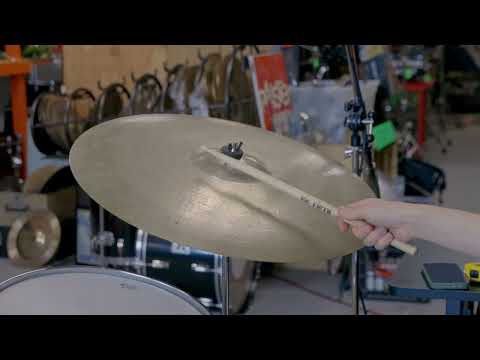 Vintage 22" Paiste Ludwig Standard Ride Cymbal 2116g image 9