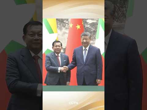 Presidents of China, Myanmar attend signing ceremony for cooperation documents