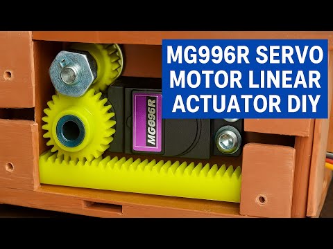 DIY Linear Actuator Demo Using MG996R Servo | Simple & Powerful!