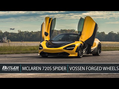 Lowered McLaren 720s Spider | Vossen Forged M-X6 Wheels | Butler Tire