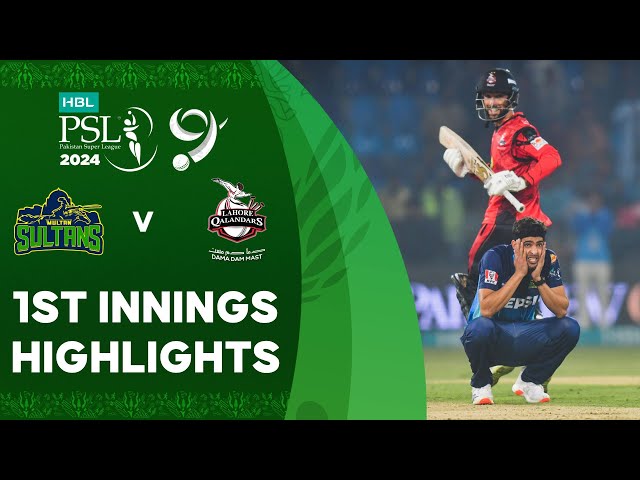 1st Innings Highlights | Multan Sultans vs Lahore Qalandars | Match 7 | HBL PSL 9 | M1Z2U