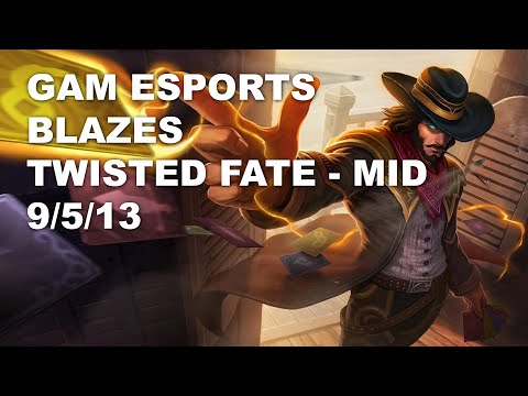 GAM Esports Blazes Mid Twisted Fate vs Ahri - KR Master Patch 10.9
