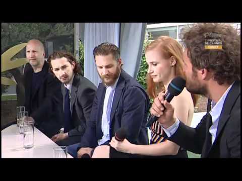 The cast of Lawless - Interview in Cannes