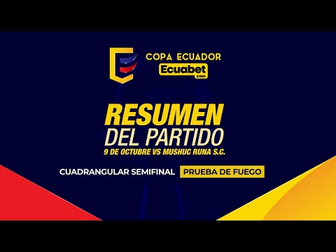RECAP: October 9, 2 Mushuc Runa 0 | Matchday 1 - Semifinal / Ecuador Cup Ecuabet