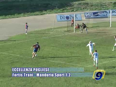 FORTIS TRANI - MANDURIA 1-2  [7^ giornata Eccellenza Pugliese 2009/2010]