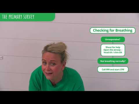 The Primary Survey on a child