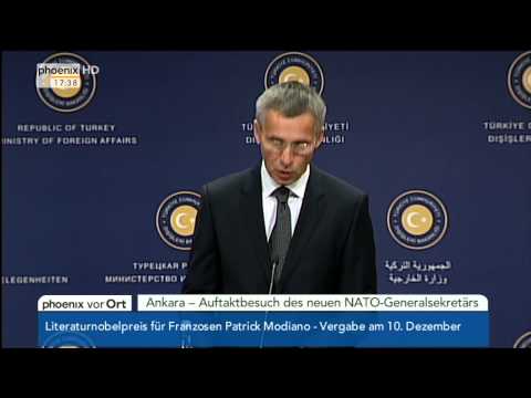 Kampf gegen IS: Jens Stoltenberg zur Rolle der Türkei am 09.10.2014