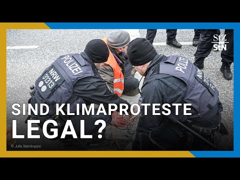 Sind die Straßenblockaden der Letzten Generation illegal?