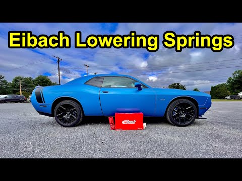 Eibach Sportline Lowering Springs! - Challenger R/T Install/Review!
