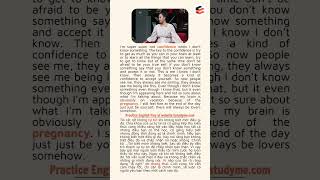 Daily shadowing day 43. Practice English free at website Estudyme #estudyme #shadowing #english