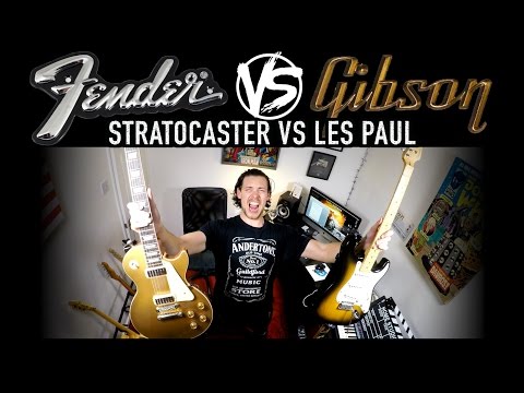 Les Paul vs Stratocaster | BLUES | ROCK | METAL TEST