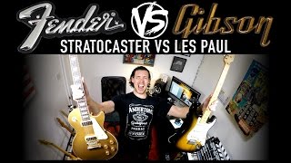 Les Paul vs Stratocaster | BLUES | ROCK | METAL TEST