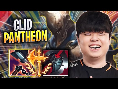 CLID TRIES PANTHEON WITH NEW REWORK! - GEN Clid Plays Pantheon JUNGLE vs Nidalee! | Season 2023