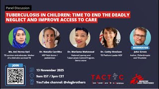 Fighting TB in Kids: A Discussion with Doctors without Borders