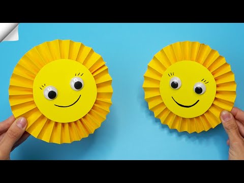 How To Make Paper Sun Easy paper crafts